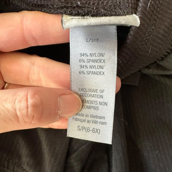 C9 Champion Girls Small 6-6X Folding Leg Lightweight Pants Black Athletic Active - Picture 7 of 8